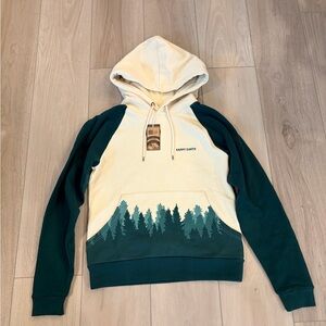 NEW Happy Earth Hooded Sweatshirt Mens Large Organic Cotton Hoodie